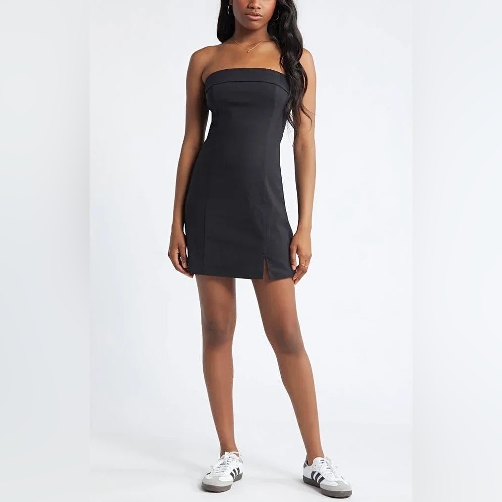Nordstrom BP Strapless Black Mini Dress Size Large, Worn Once
